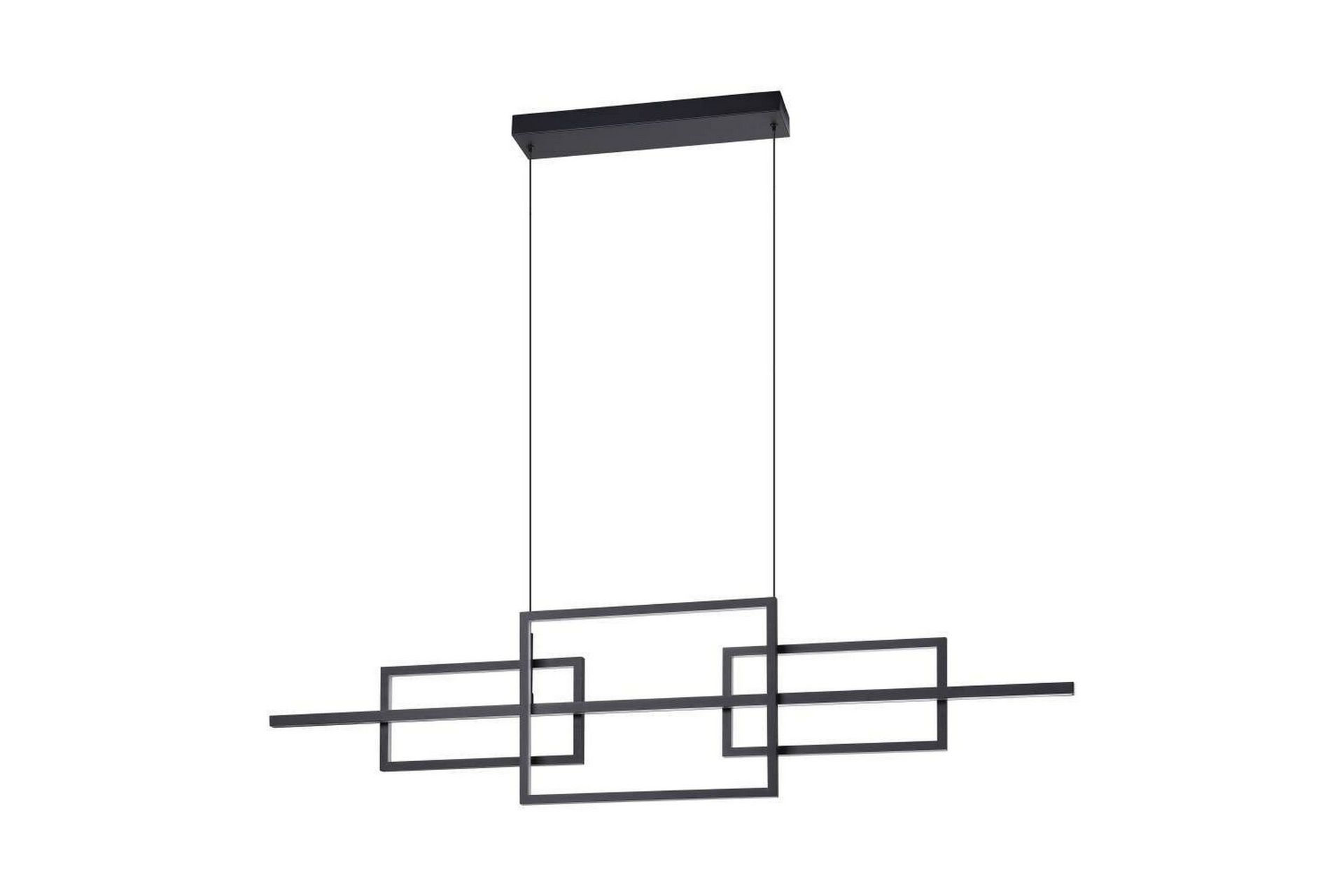 Takpendel Eglo Puebla Svart/Hvit 150 cm - 150 cm