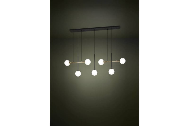 Takpendel Eglo Paz Opalhvit/Svart Messing med 7 Lamper - Belysning - Innendørsbelysning & Lamper - Taklampe - Pendellamper & Hengelamper