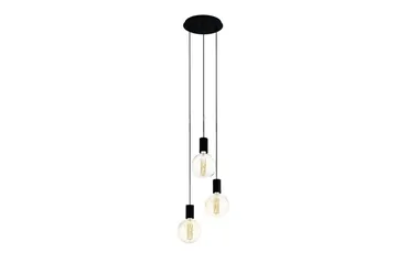 Takpendel Eglo Pozueta rund - Svart - Belysning - Innendørsbelysning & Lamper - Taklampe - Pendellamper & Hengelamper