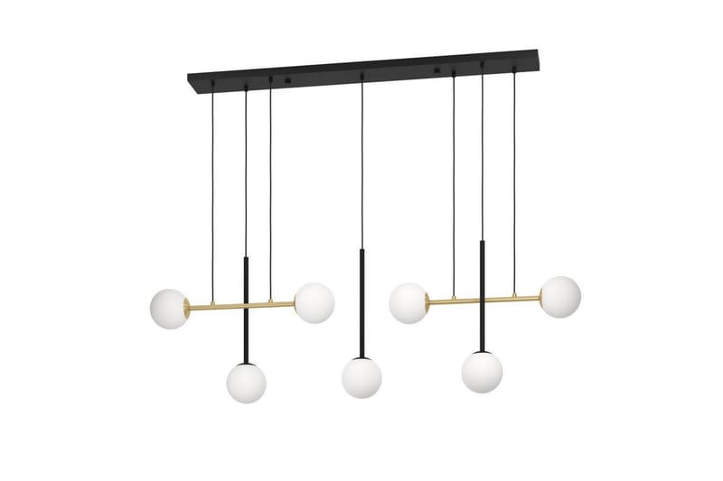 Takpendel Eglo Paz Opalhvit/Svart Messing med 7 Lamper - Belysning - Innendørsbelysning & Lamper - Taklampe - Pendellamper & Hengelamper