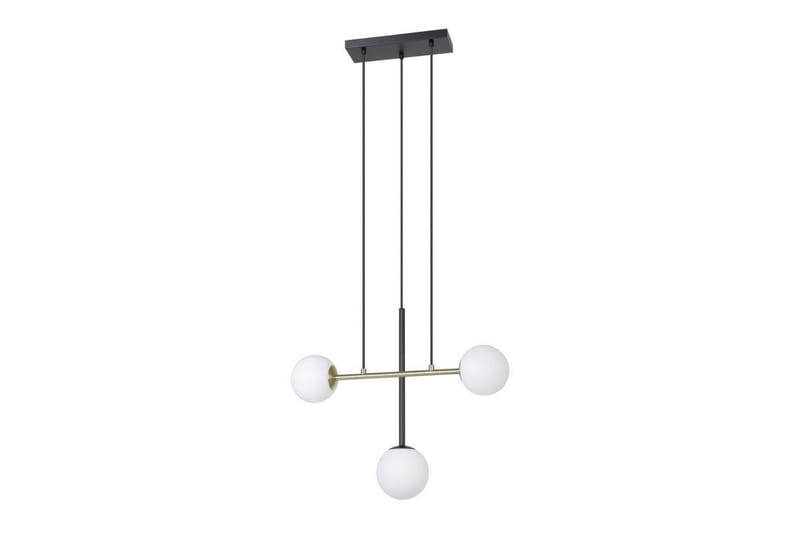 Takpendel Eglo Paz Opalhvit/Svart Messing med 3 Lamper - Belysning - Innendørsbelysning & Lamper - Taklampe - Pendellamper & Hengelamper