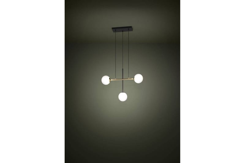 Takpendel Eglo Paz Opalhvit/Svart Messing med 3 Lamper - Belysning - Innendørsbelysning & Lamper - Taklampe - Pendellamper & Hengelamper