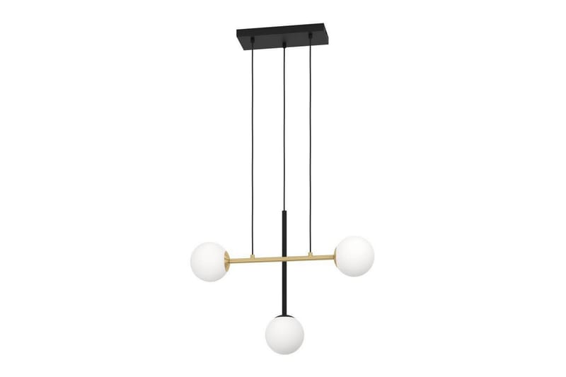 Takpendel Eglo Paz Opalhvit/Svart Messing med 3 Lamper - Belysning - Innendørsbelysning & Lamper - Taklampe - Pendellamper & Hengelamper