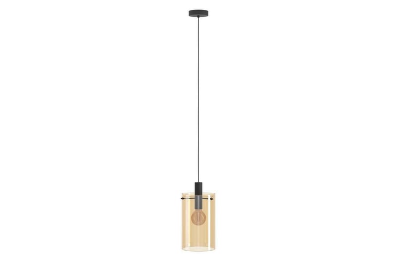 Takpendel Eglo Polverara Svart/Amber 1 lampe - 1 lampe - Belysning - Innendørsbelysning & Lamper - Taklampe - Pendellamper & Hengelamper