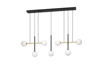 Takpendel Eglo Paz Opalhvit/Svart Messing med 7 Lamper - Belysning - Innendørsbelysning & Lamper - Taklampe - Pendellamper & Hengelamper