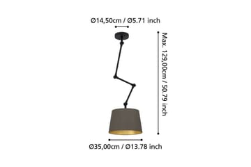 Takpendel Eglo Pistunio Cappuccino/Messing/Svart - Cappuccino/Messing/Svart - Belysning - Innendørsbelysning & Lamper - Taklampe - Pendellamper & Hengelamper