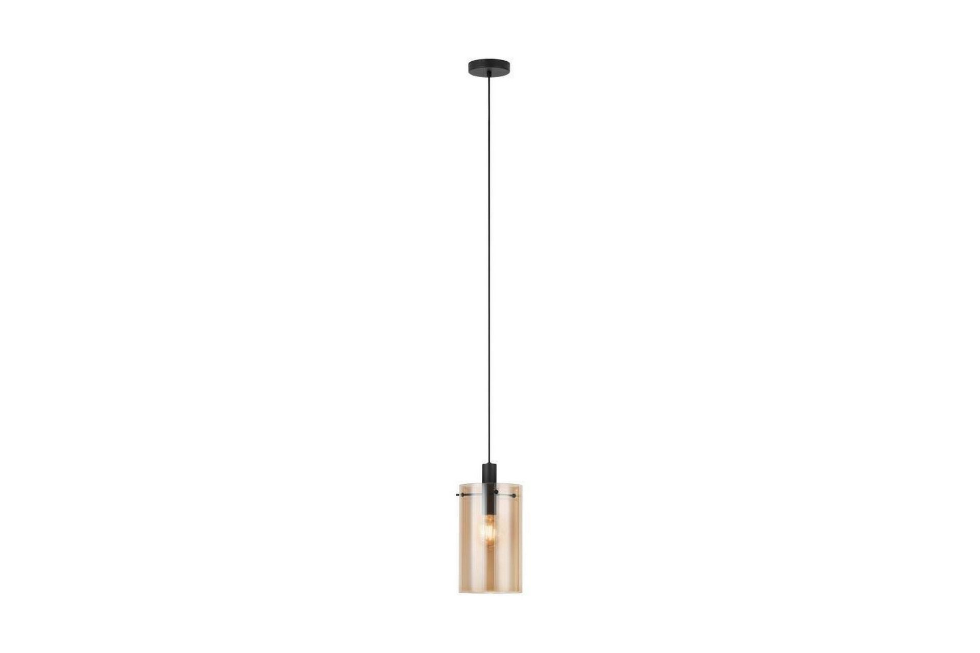Takpendel Eglo Polverara Svart/Amber 1 lampe - 1 lampe