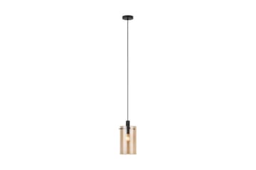 Takpendel Eglo Polverara Svart/Amber 1 lampe - 1 lampe - Belysning - Innendørsbelysning & Lamper - Taklampe - Pendellamper & Hengelamper