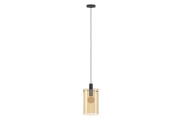 Takpendel Eglo Polverara Svart/Amber 1 lampe - 1 lampe - Belysning - Innendørsbelysning & Lamper - Taklampe - Pendellamper & Hengelamper