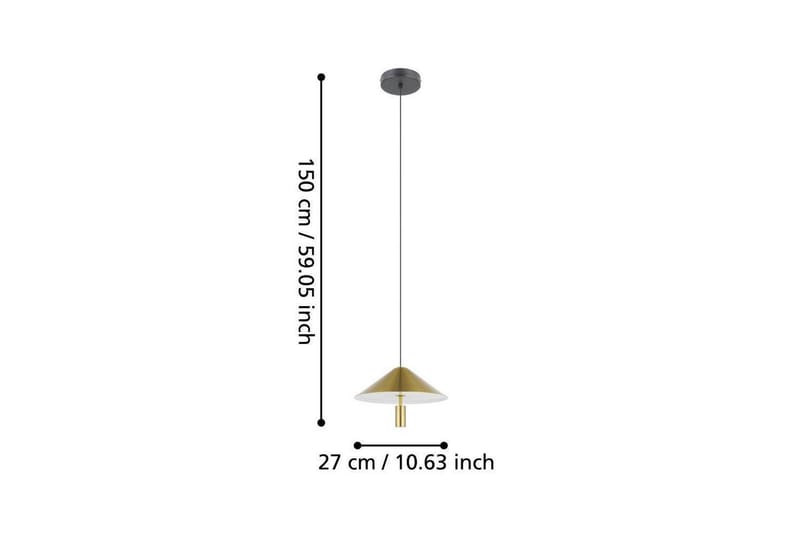 Takpendel Eglo Paraguay Messing - Belysning - Innendørsbelysning & Lamper - Taklampe - Pendellamper & Hengelamper