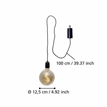 Takpendel Vignanello - Svart Amber - Belysning - Innendørsbelysning & Lamper - Taklampe - Pendellamper & Hengelamper