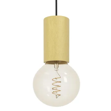 Takpendel Pozueta - Svart, Brun - Belysning - Innendørsbelysning & Lamper - Taklampe - Pendellamper & Hengelamper
