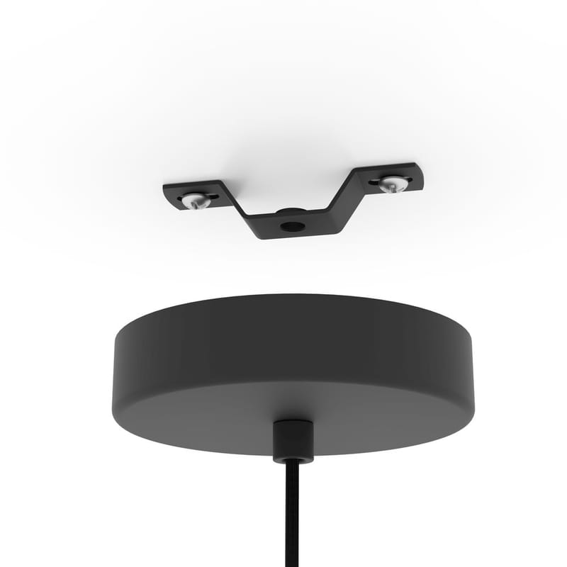 Takpendel Pozueta - Svart, Brun - Belysning - Innendørsbelysning & Lamper - Taklampe - Pendellamper & Hengelamper