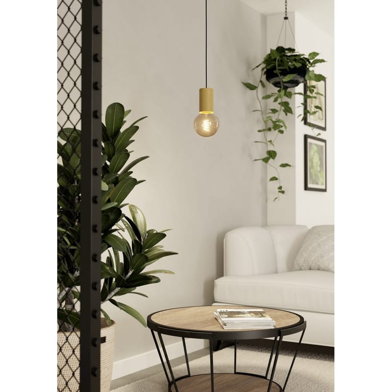 Takpendel Pozueta - Svart, Brun - Belysning - Innendørsbelysning & Lamper - Taklampe - Pendellamper & Hengelamper