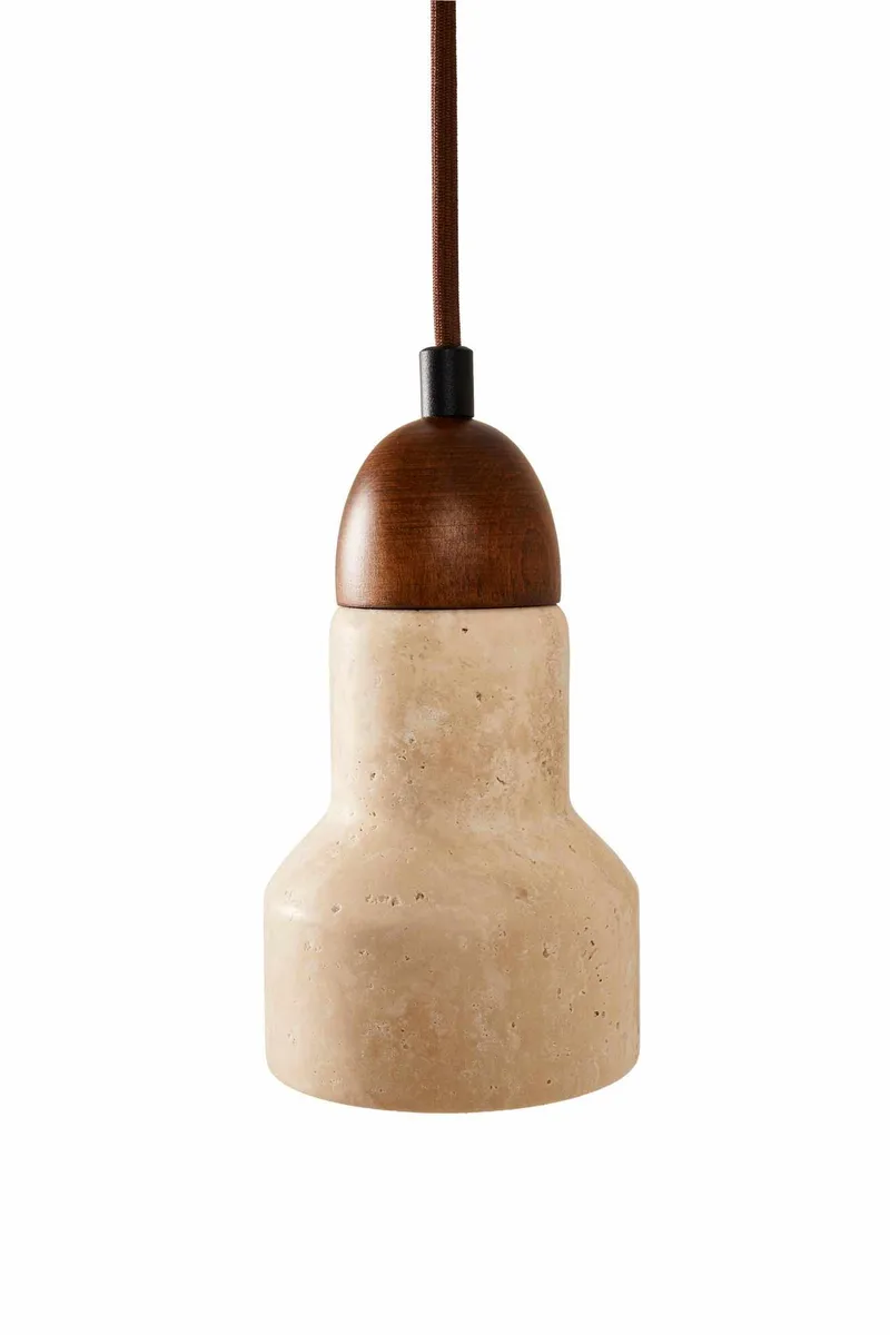 Talvenn pendellampe - Beige og Valnøtt - Belysning - Innendørsbelysning & Lamper - Taklampe - Pendellamper & Hengelamper