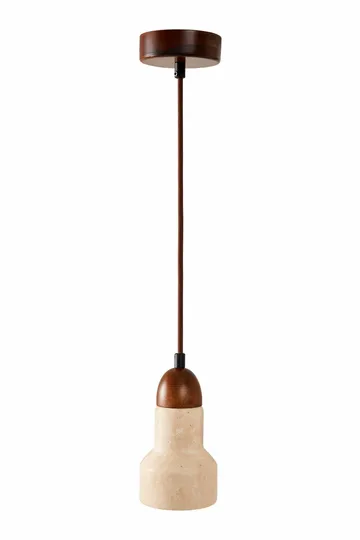 Talvenn pendellampe - Beige og Valnøtt - Belysning - Innendørsbelysning & Lamper - Taklampe - Pendellamper & Hengelamper