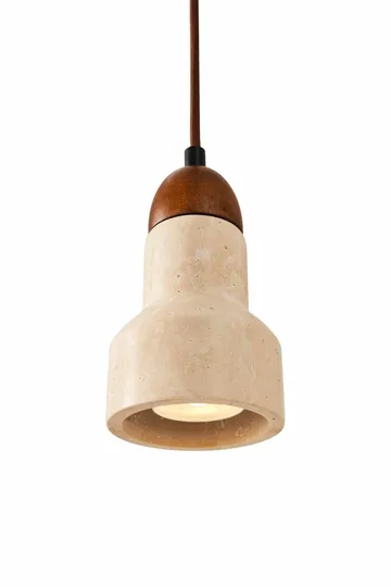 Talvenn pendellampe - Beige og Valnøtt - Belysning - Innendørsbelysning & Lamper - Taklampe - Pendellamper & Hengelamper