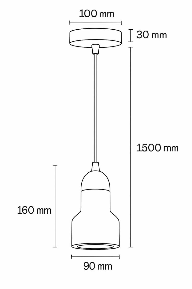 Talvenn pendellampe - Beige og Valnøtt - Belysning - Innendørsbelysning & Lamper - Taklampe - Pendellamper & Hengelamper