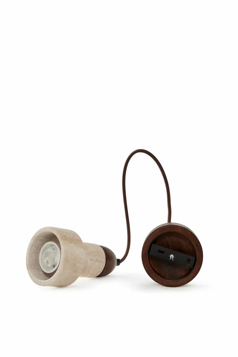 Talvenn pendellampe - Beige og Valnøtt - Belysning - Innendørsbelysning & Lamper - Taklampe - Pendellamper & Hengelamper