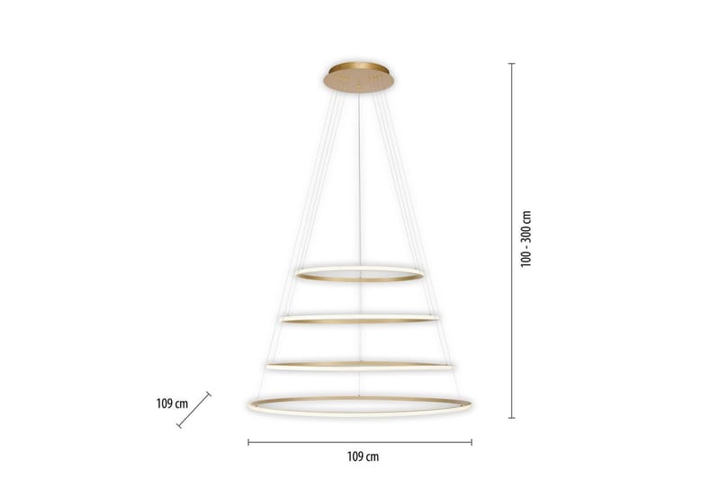 Tessara Paul Neuhaus Taklampe - Belysning - Innendørsbelysning & Lamper - Taklampe - Pendellamper & Hengelamper
