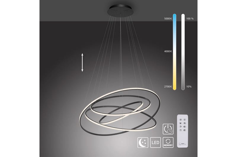 Tessara Paul Neuhaus Taklampe - Belysning - Innendørsbelysning & Lamper - Taklampe - Pendellamper & Hengelamper