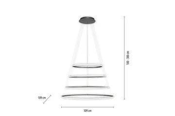 Tessara Paul Neuhaus Taklampe - Belysning - Innendørsbelysning & Lamper - Taklampe - Pendellamper & Hengelamper