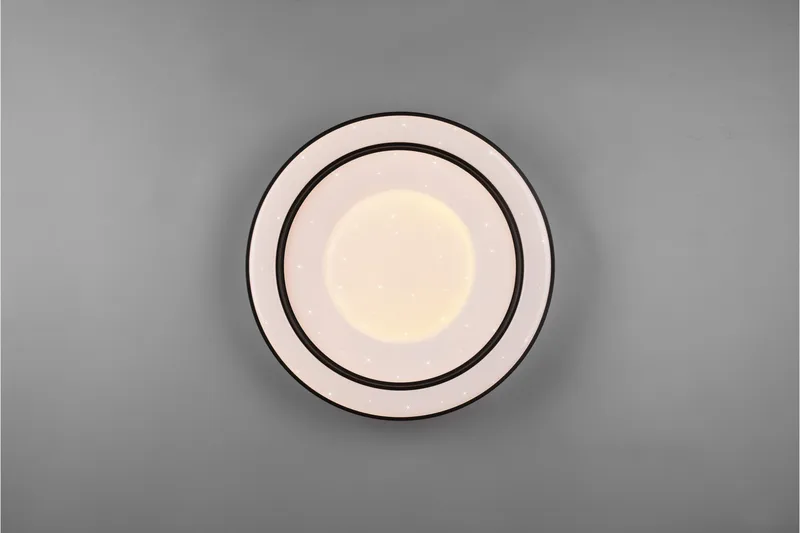 Trio Lighting Arco LED plafond matt svart starlight RGBW - Belysning - Innendørsbelysning & Lamper - Taklampe - Plafondlampe