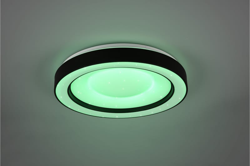 Trio Lighting Arco LED plafond matt svart starlight RGBW - Belysning - Innendørsbelysning & Lamper - Taklampe - Plafondlampe