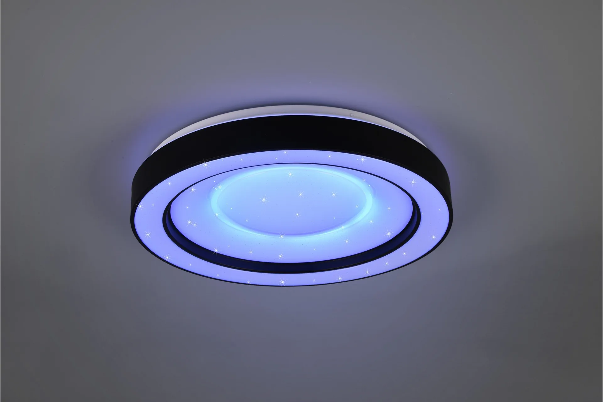 Trio Lighting Arco LED plafond matt svart starlight RGBW -