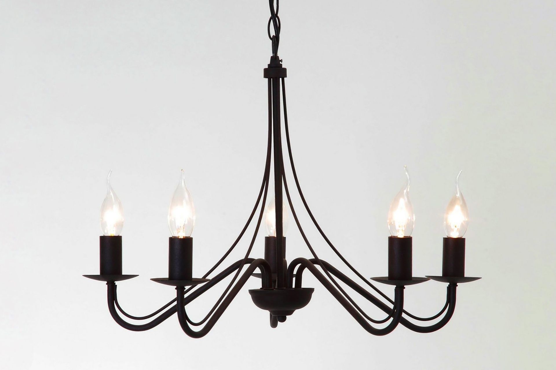 Trio Lighting Country lysekrone 5L E14 rustikk -