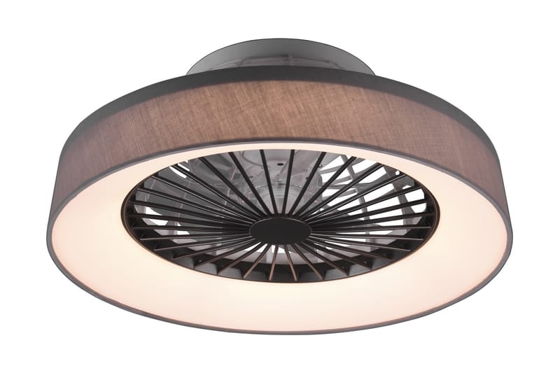 Trio Lighting Farsund LED tak-/veggvifte grå - Belysning - Innendørsbelysning & Lamper - Taklampe - Plafondlampe