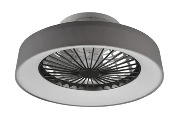 Trio Lighting Farsund LED tak-/veggvifte grå - Belysning - Innendørsbelysning & Lamper - Taklampe - Plafondlampe