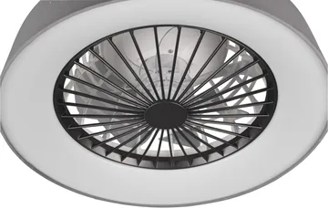 Trio Lighting Farsund LED tak-/veggvifte grå - Belysning - Innendørsbelysning & Lamper - Taklampe - Plafondlampe