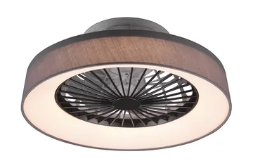 Trio Lighting Farsund LED tak-/veggvifte grå - Belysning - Innendørsbelysning & Lamper - Taklampe - Plafondlampe