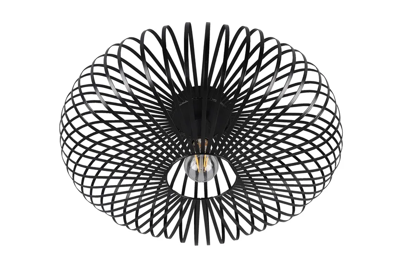 Trio Lighting Johann plafond E27 50 cm matt svart - Belysning - Innendørsbelysning & Lamper - Taklampe - Plafondlampe