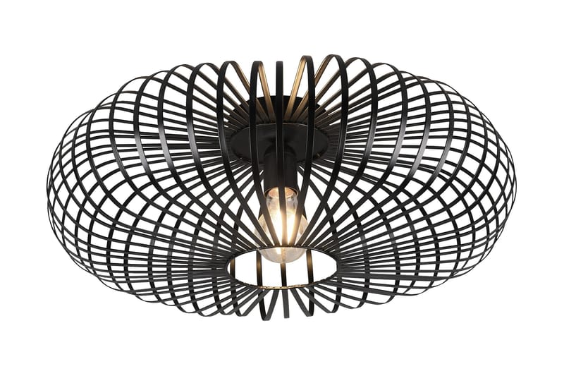 Trio Lighting Johann plafond E27 50 cm matt svart - Belysning - Innendørsbelysning & Lamper - Taklampe - Plafondlampe