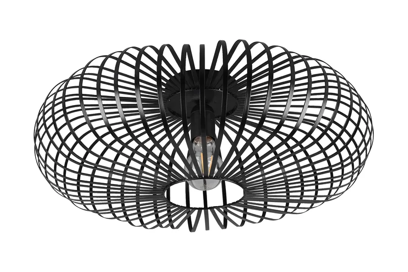 Trio Lighting Johann plafond E27 50 cm matt svart - Belysning - Innendørsbelysning & Lamper - Taklampe - Plafondlampe