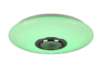 Trio Lighting Musica LED plafond med Bluetooth-høyttaler RGBW - Belysning - Innendørsbelysning & Lamper - Taklampe - Plafondlampe