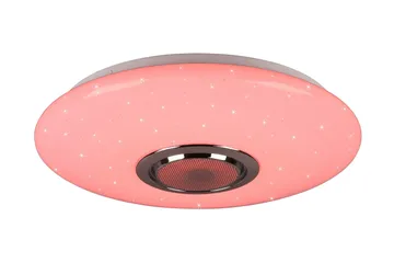 Trio Lighting Musica LED plafond med Bluetooth-høyttaler RGBW - Belysning - Innendørsbelysning & Lamper - Taklampe - Plafondlampe