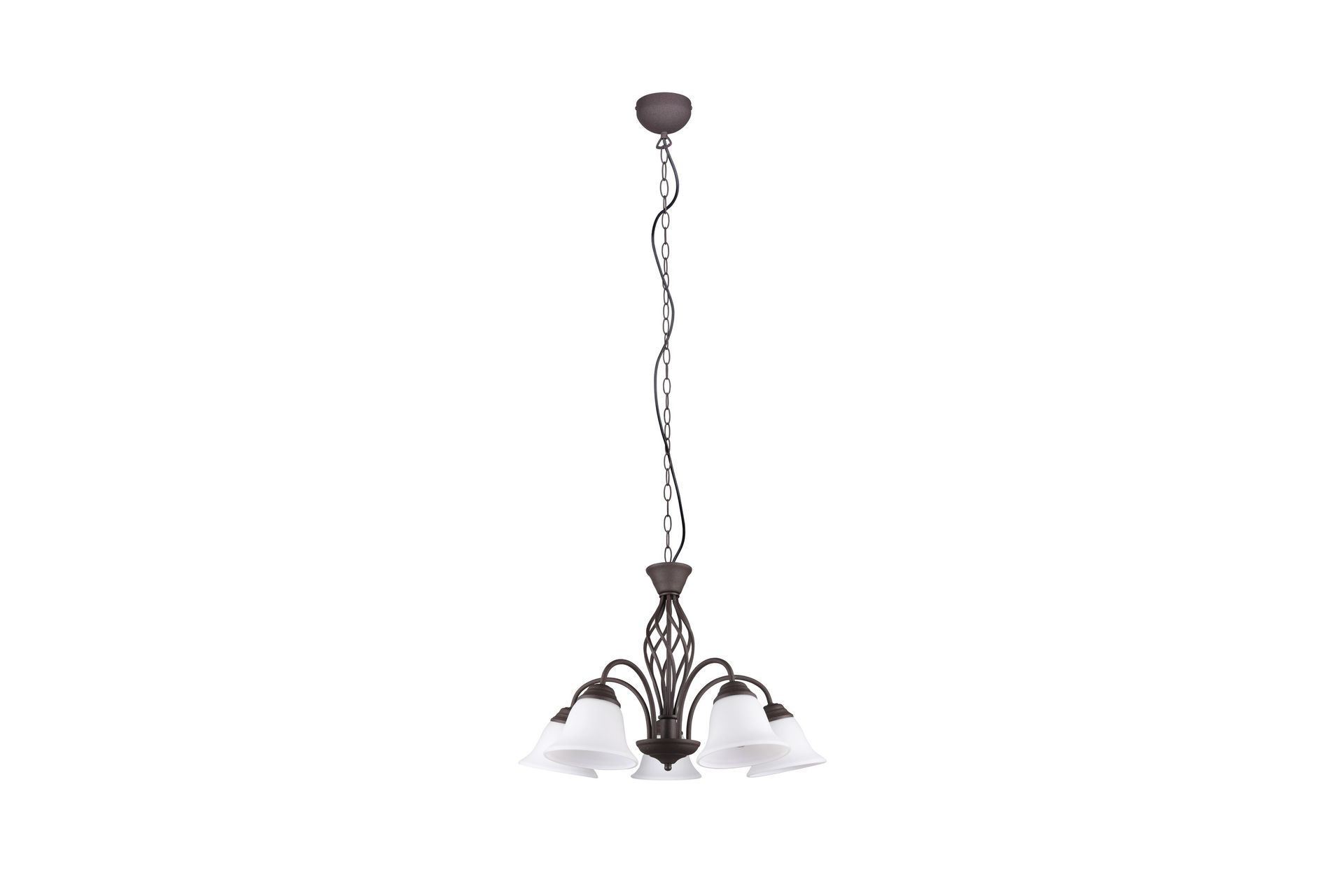 Trio Lighting Rostica lysekrone 5L E27 rustikk - Belysning - Innendørsbelysning & Lamper - Taklampe - Krystallkrone & takkrone