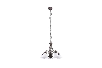Trio Lighting Rostica lysekrone 5L E27 rustikk - Belysning - Innendørsbelysning & Lamper - Taklampe - Krystallkrone & takkrone