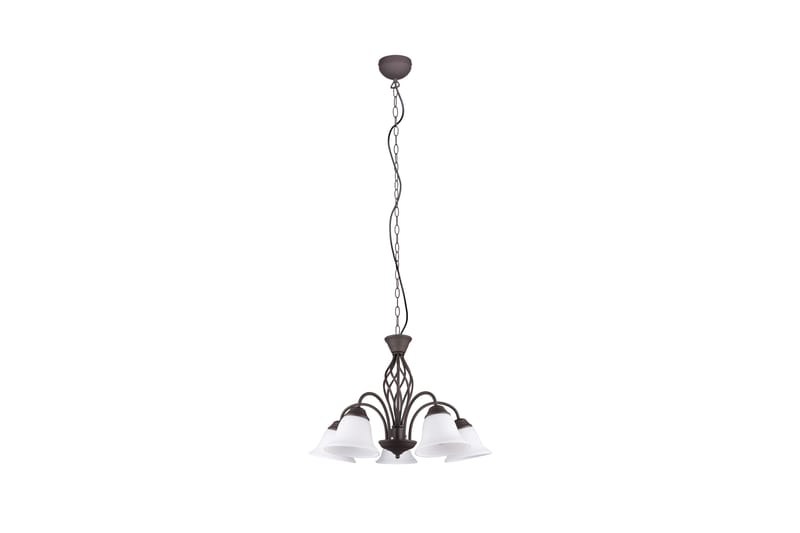 Trio Lighting Rostica lysekrone 5L E27 rustikk - Belysning - Innendørsbelysning & Lamper - Taklampe - Krystallkrone & takkrone