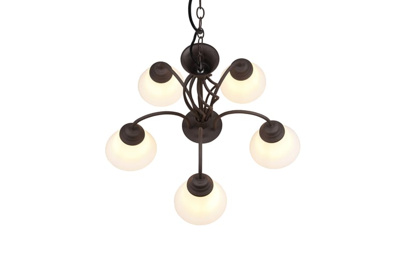 Trio Lighting Rostica lysekrone 5L E27 rustikk - Belysning - Innendørsbelysning & Lamper - Taklampe - Krystallkrone & takkrone