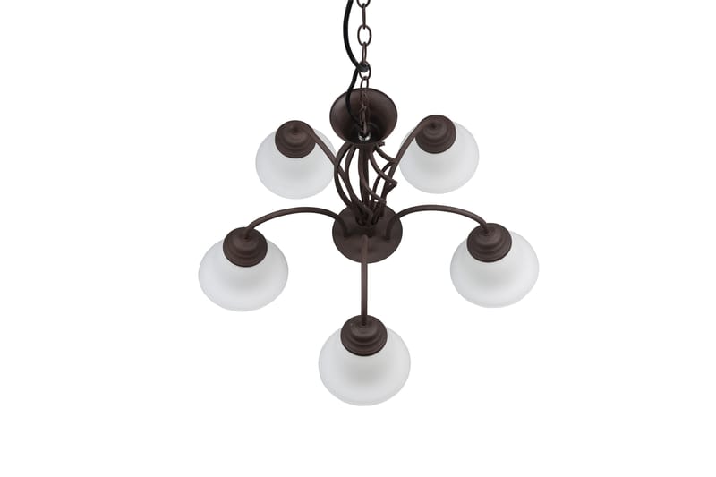 Trio Lighting Rostica lysekrone 5L E27 rustikk - Belysning - Innendørsbelysning & Lamper - Taklampe - Krystallkrone & takkrone
