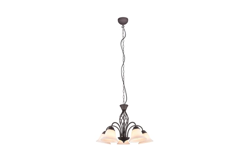 Trio Lighting Rostica lysekrone 5L E27 rustikk - Belysning - Innendørsbelysning & Lamper - Taklampe - Krystallkrone & takkrone