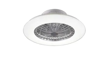 Trio Lighting Stralsund LED tak-/veggvifte hvit - Belysning - Innendørsbelysning & Lamper - Taklampe - Plafondlampe