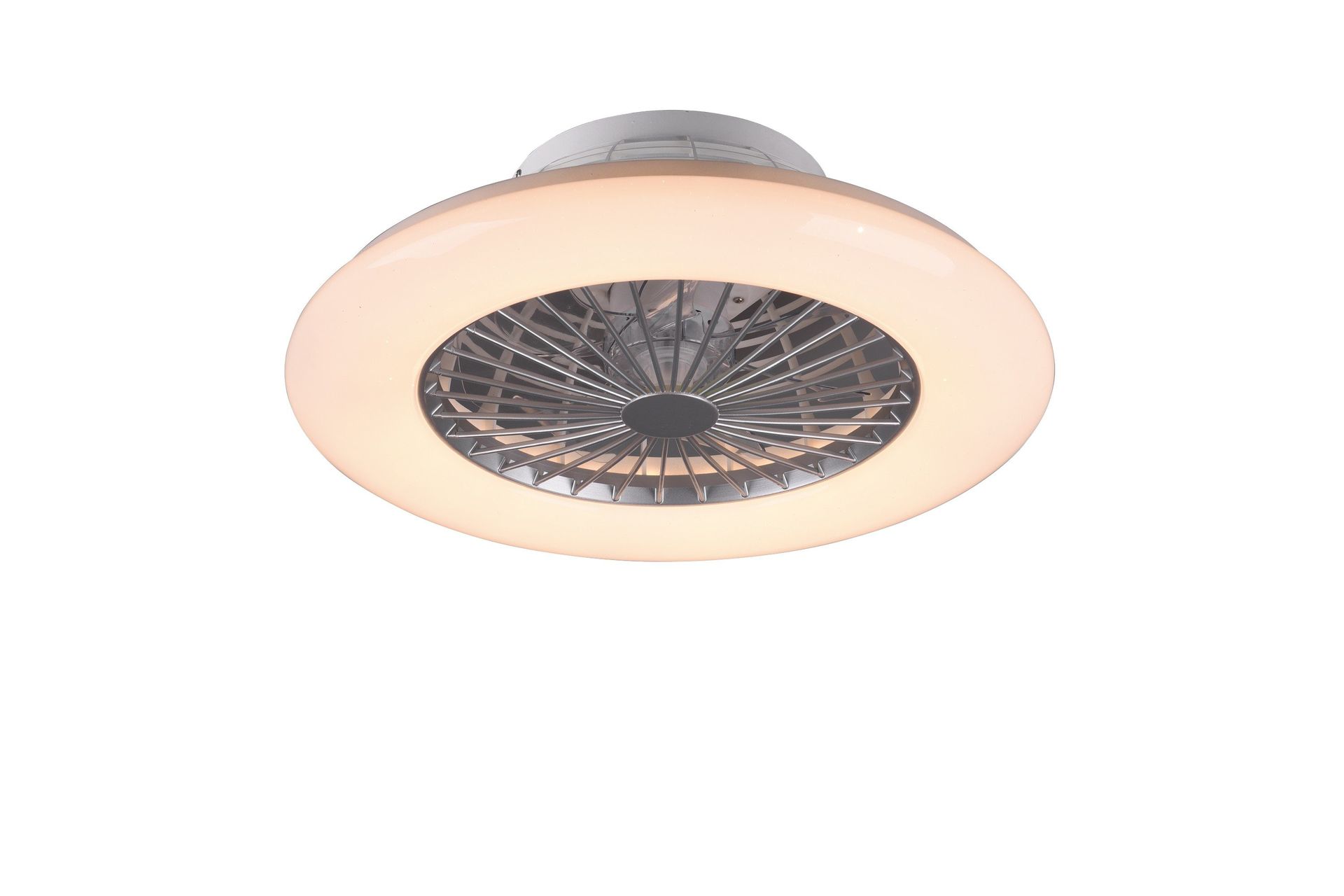 Trio Lighting Stralsund LED tak-/veggvifte hvit -