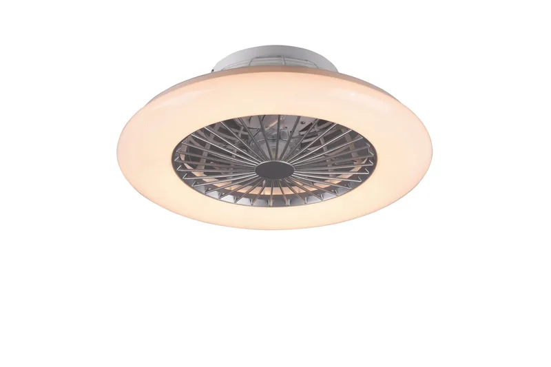 Trio Lighting Stralsund LED tak-/veggvifte hvit, undefined