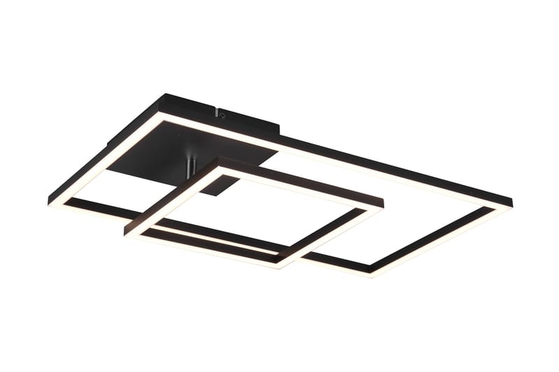 Trio Lighting Padella LED plafond matt svart - Belysning - Innendørsbelysning & Lamper - Taklampe - Plafondlampe