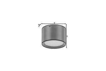 Vallum Plafond Rund - Svart - Belysning - Innendørsbelysning & Lamper - Taklampe - Plafondlampe